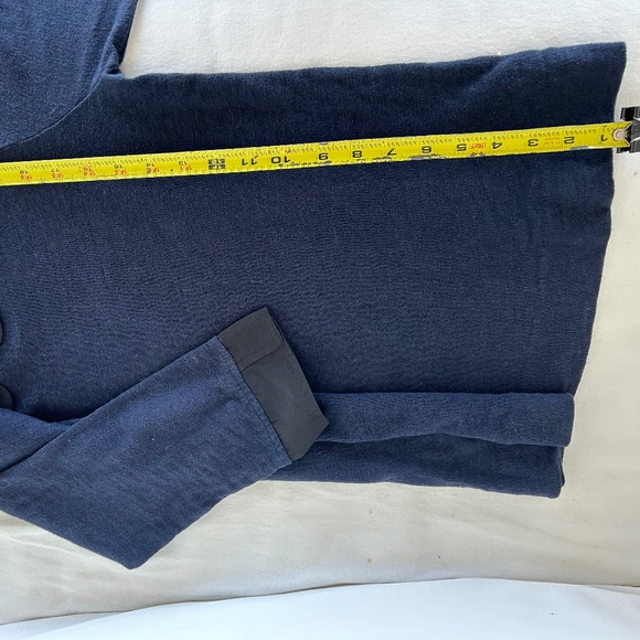 NWT Navy JCrew Factory blouse 2058 Size Med - Picture 4 of 7